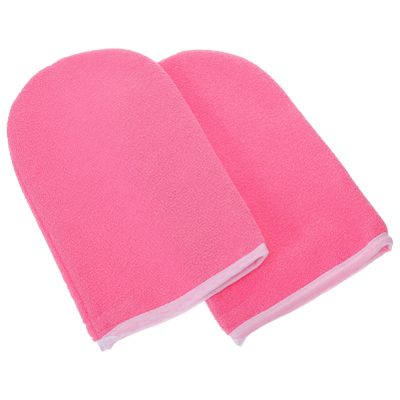 Baluue 1pair Paraffin Wax Gloves for Hand Moisturizing Mitts for Beauty Salons Thick Covers for Hot Wax Therapy Stylish Design Bright Colors