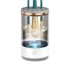 LGRFUXIN Portable Cosmetic Makeup Brush Cleaner Machine, Automatic Spinning Cosmetic Brush Cleaner Fit Makeup Brush,White view 1