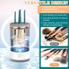 LGRFUXIN Portable Cosmetic Makeup Brush Cleaner Machine, Automatic Spinning Cosmetic Brush Cleaner Fit Makeup Brush,White view 4