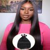 Nadula 12A Yaki Straight Human Hair 4 Bundles, 100% Unprocessed Virgin Human Hair Weave Extensions for Women Natural Color 18 20 22 24inch view 1