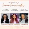Nadula 12A Yaki Straight Human Hair 4 Bundles, 100% Unprocessed Virgin Human Hair Weave Extensions for Women Natural Color 18 20 22 24inch view 4