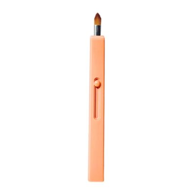 ADOCARN 1pc Lip Brush Lipstick Makeup Eyeshadow Foundation Brush Lip Scrubber Specialty Tools Eyeshadow Makeup Tool Plastic Portable Smudge Stick Travel