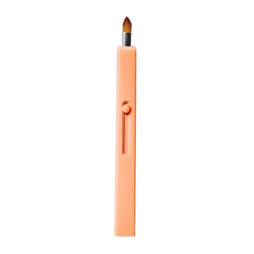 ADOCARN 1pc Lip Brush Lipstick Makeup Eyeshadow Foundation Brush Lip Scrubber Specialty Tools Eyeshadow Makeup Tool Plastic Portable Smudge Stick Travel