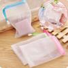 10 PCS Foaming Mesh Bags, Portable Soap Saver Bag Hangable Net Soap Pouches, Nylon Drawstring Bags Shower Foaming Mesh Face Cleansing Tool Cleansers view 4