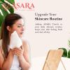 Asara Disposable Face Towel XL Facial Wipes | Organic Vegan Biodegradable | Add Water As a Makeup Remover | Sensitive Skin Face Towels - Clean Daily Towelettes (100 Count) view 2