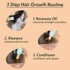 Nature Spell Rosemary Oil with Growth Complex for Hair Growth & Hydration, Shampoo and Conditioner Set, 5.07 & 10.14 Fl Oz view 2