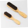 Beaupretty 2pcs Beard Grooming Brush for Men Multi-functional Cleaning Brush for Shaving and Hairdressing Durable Bristle Design for Barber Shop and Home Use view 3