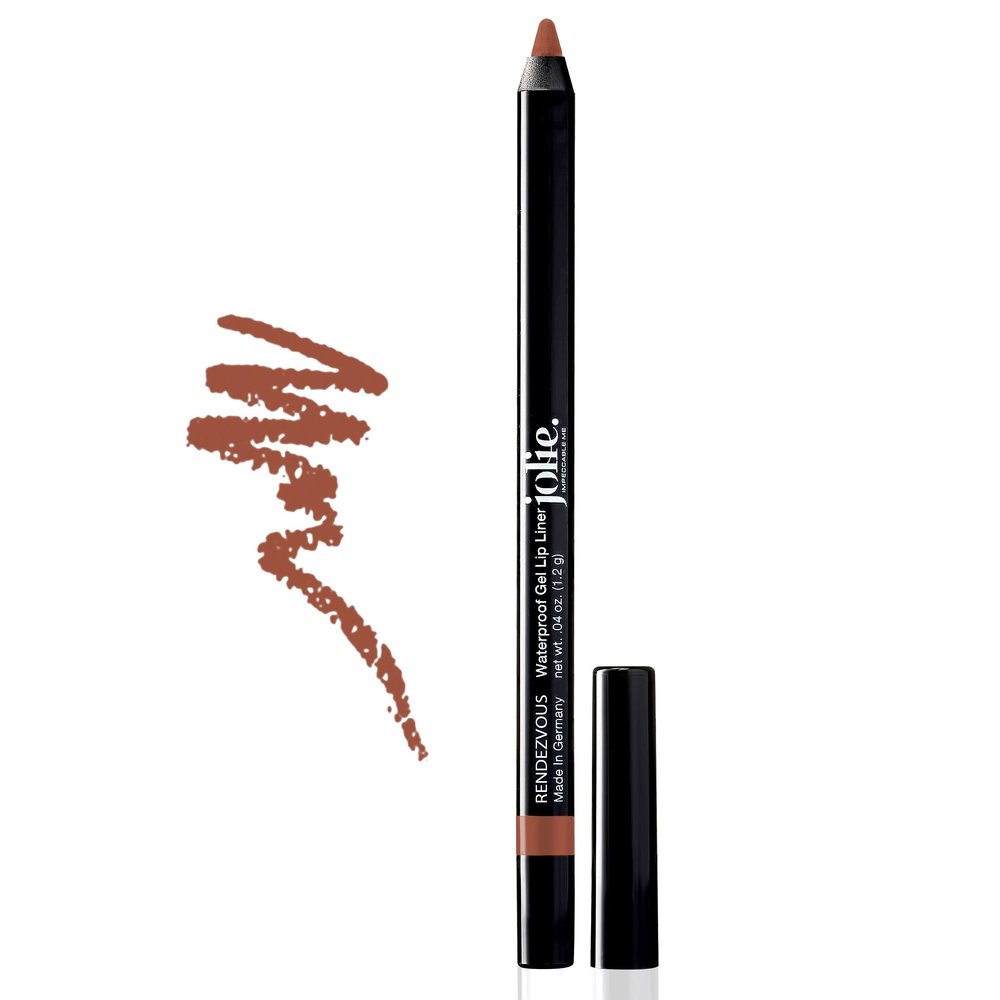 Jolie Glide-On Lip Pencil Long-Lasting, Waterproof Gel Lip Liner (Rendezvous)