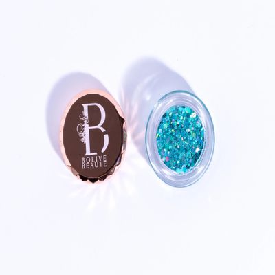 Bolive Beaute Crazy Girl | Turquoise Glitter Eyeshadow
