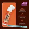 Lela Beauty Braid & Locks Foam Control - Frizz-Free, Long-Lasting Hold for Braids & Locks, Olive & Tea Tree Oil Infused, 210mL/7.1 fl oz view 2