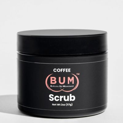 BUM Coffee Sugar Scrub for Body - Coffee Scrub Body Exfoliator with Organic Shea, Coconut Oil, Rosehip, Vitamin E & Jojoba - Moisturizing, Seductively Scented & Subtly Flavored Exfoliant (2 oz)