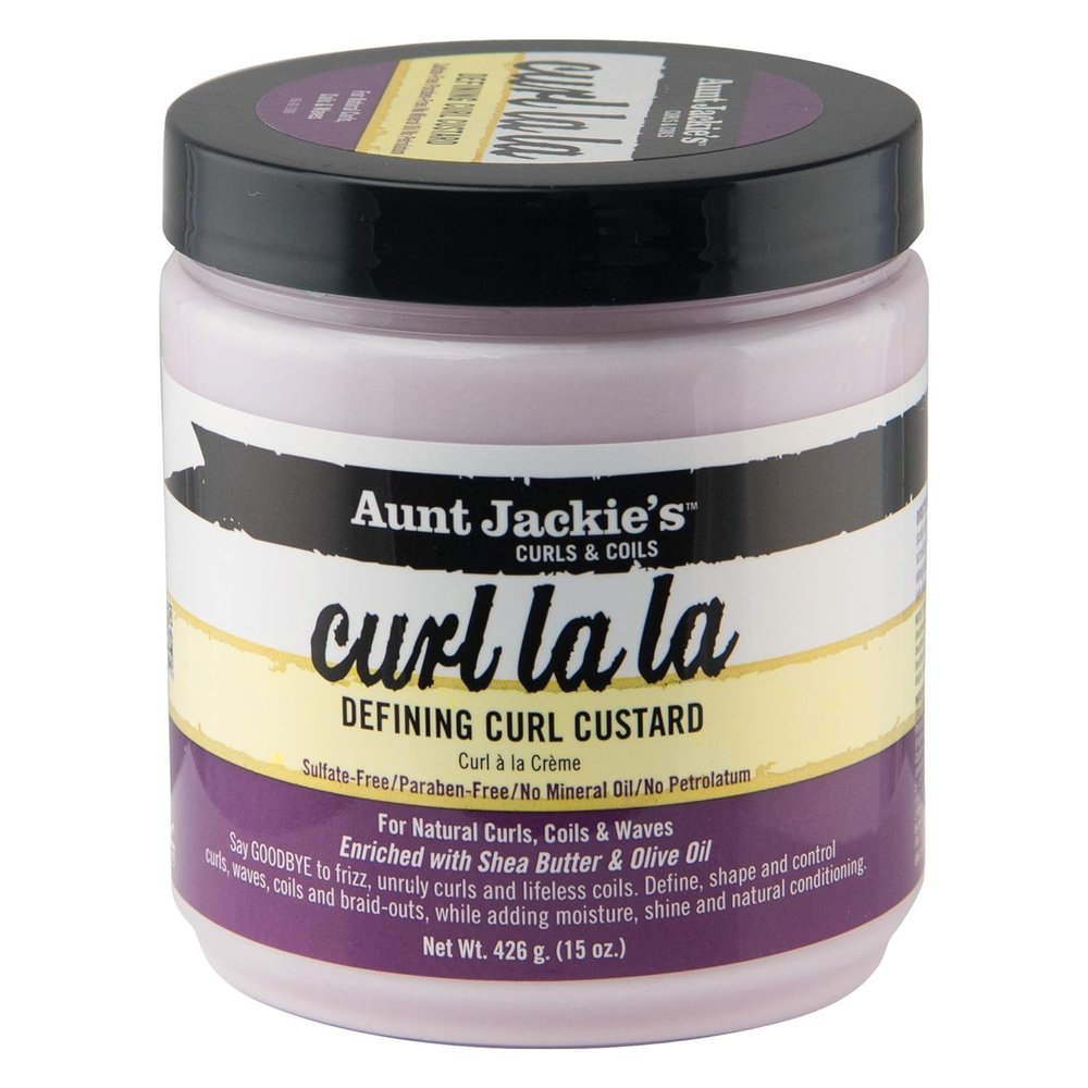 Aunt Jackie's Grapeseed Ice Curls Glossy Curling Jelly and Curl La La Lightweight Curl Defining Custard, 15 oz Each