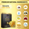 Golden iMart Under Eye Patches for Dark Circles - 24k Gold Eye Mask for Luxurious hydrating eye patches (20 Pairs) Gold Eye Patches for Puffy Eyes Brightening, Anti-Aging Wrinkles, for both genders view 3