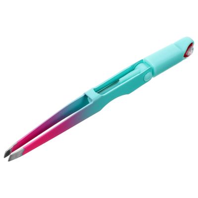 Baluue Eyebrow Trimmer Tool Tweezers and Brush Multifunctional Grooming Kit for Eyebrows and Eyelashes Gradient and Design Compact and Portable Beauty Essential