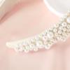 Gmmidea Padded Pearl Headband Thick Beaded Headbands for Women Non Slip Fancy Puffy Headband Pearl Headpiece for Bride Wedding Hairband Hair Accessories Gift B-Beige view 4