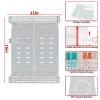 360 Rotating Makeup Organizer, Acrylic Earring Holder Jewelry Organizer, Total 2Pcs, Adjustable Large Capacity, Easy To Assemble Cosmetic Storage for Lipsticks Brushes, Perfume or Jewelry Display view 4