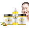 Turmeric Glow Combo Skincare Set Face Wash Scrub Butter Anti Aging Moisturizer for Wrinkles, Soothing Hydrating Turmeric Skincare Set for Face & Body view 1