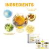 Turmeric Glow Combo Skincare Set Face Wash Scrub Butter Anti Aging Moisturizer for Wrinkles, Soothing Hydrating Turmeric Skincare Set for Face & Body view 2