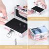 Onism 30Pcs Nail Drill Bits Set, 3/32" Tungsten Carbide Ceramic Quartz Kit with 75 Sanding Bands (#80/120/180), 40-Slot Expandable Organizer Box for Acrylic Gel Removal & Prep view 3
