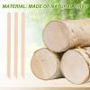 1000pcs Wooden Small Wax Sticks,Eyebrow Wax Sticks for Eyebrow Hair RemoverSmall Popsicle SticksWooden Sticks for Crafts view 3