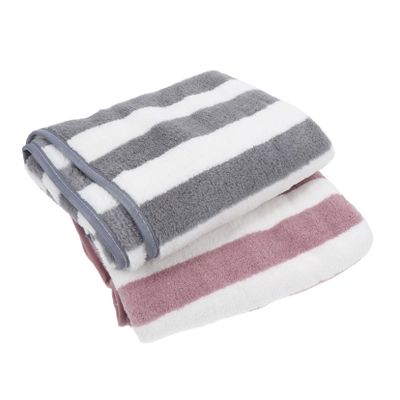 Ciieeo 4pcs Thickened Colorful Striped Towels Soft and Absorbent Household Towels for Home Use for Daily Face Washing Travel and Spa and Colors Included