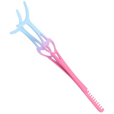 VINTORKY Metal Eyelash Curler for Lashes Lash Clamp Tweezer Comb for Women Men Eyelash Extension Tweezers