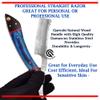 QURESHI KNIFES - Professional Straight Razor with Leather Strop - Straight Edge Barber Razor Premium for Men & Women (Damascus Steel Blade) view 4