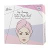 Aria Beauty Very Necessary Satin Hair Towel - Soft Microfiber Hair Wrap - Turban-Style with Button Closure - Gentle on All Hair Types - Pink - 1 pc view 1