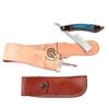 QURESHI KNIFES - Professional Straight Razor with Leather Strop - Straight Edge Barber Razor Premium for Men & Women (Stainless Steel Blade) view 1