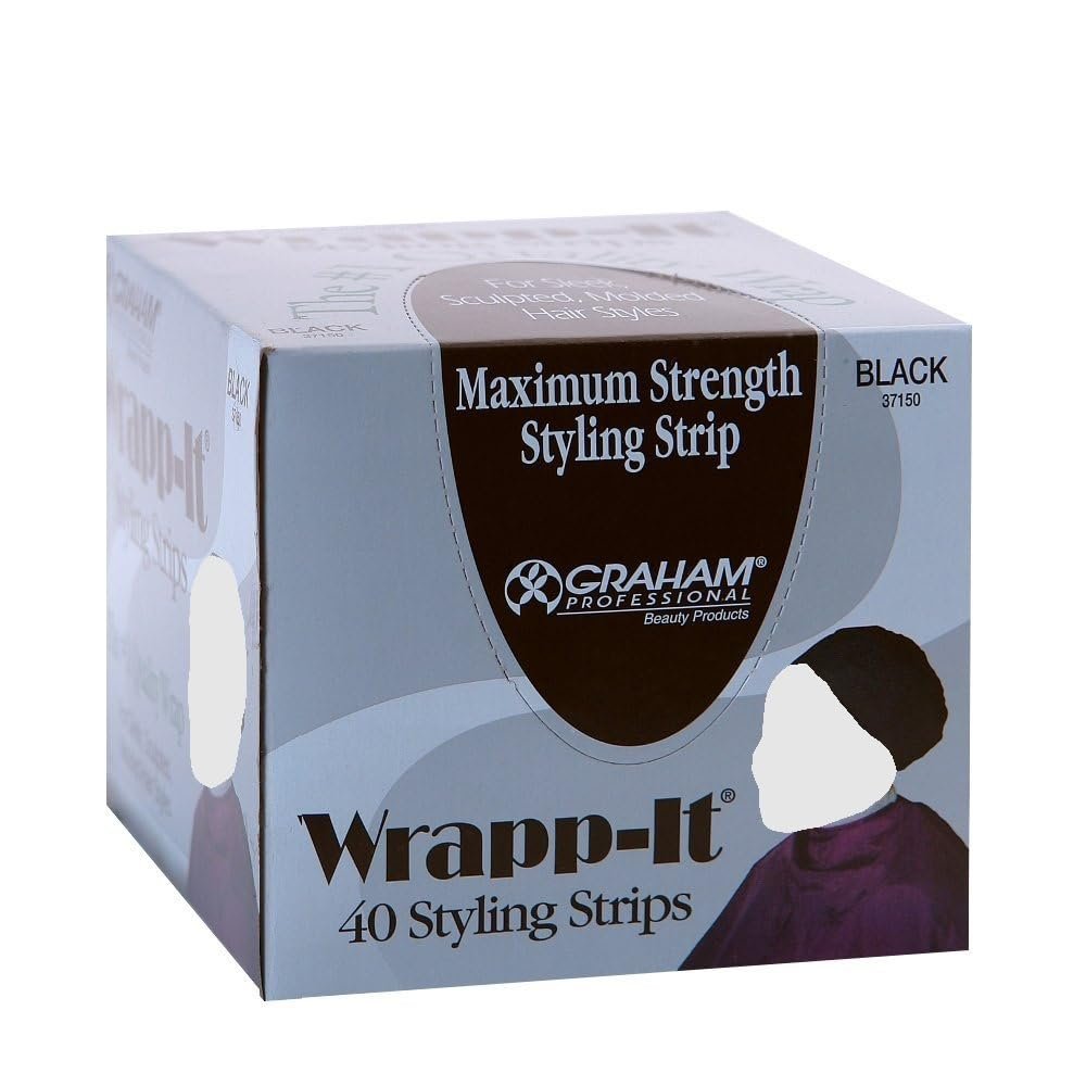 NinthAvenue Basics Wrapp-it Styling Strips for Natural Hair Wrap and Molded Styles by Graham Beauty