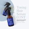 O3NT Toning Hair Serum - Active Ozone & Natural Ingredients - Shedding Reduction - Dermatologically Tested - 2.03 Fl Oz view 2