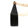 GRFIT Hair Extensions Straight Human Hair Bundles 8-40 Inch Straight Hair Extension 1/3/4 Pcs Bone Straight Bundles for Black Women Indian Remy Hair Extension Hair Extensions (Size : 24 26 28 30) view 2