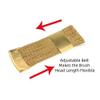 Airgoesin 5pcs Bur Cleaning Brass Wire Brush Flat Dental Instrument Nail File Nail Drill Cleaning Brush view 3