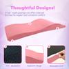 Lash Bed Topper  Ergonomic Memory Foam Pad with Plush Cover, Spa Table Cushion for Eyelash Tech, Salon Mattress for Beauty Beds, Compatible with Massage and Spa Setups  28/70" (71/178 cm), Pink view 3