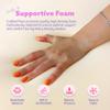 Lash Bed Topper  Ergonomic Memory Foam Pad with Plush Cover, Spa Table Cushion for Eyelash Tech, Salon Mattress for Beauty Beds, Compatible with Massage and Spa Setups  28/70" (71/178 cm), Pink view 4