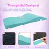Lash Bed Topper  Ergonomic Memory Foam Pad with Plush Cover, Spa Table Cushion for Eyelash Tech, Salon Mattress for Beauty Beds, Compatible with Massage and Spa Setups  28/70" (71/178 cm), Teal view 3