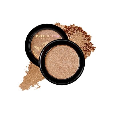 Profusion Cosmetics Candlelight Ritual Frosted Highlighter  Richly Pigmented, Blendable Cream-to-Powder Texture with Gold Shimmer Finish, Vegan & Cruelty-Free Makeup