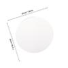 FOMIYES Round Makeup Mirror Sheet Acrylic Decorative Mirror for Home Decor for Makeup Bedroom Living view 2