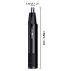 Eyebrow Trimmer, Rechargeable Nose Hair Trimmer, Electric Facial Hair Trimmer, No Snag Trimming Experience, Easy Cleansing Nose Clippers, Painless Nose and Ear Hair Removal Trimmer, 15 * 1 * 1cm view 2