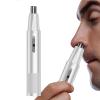 Eyebrow Trimmer, Rechargeable Nose Hair Trimmer, Electric Facial Hair Trimmer, No Snag Trimming Experience, Easy Cleansing Nose Clippers, Painless Nose and Ear Hair Removal Trimmer, 15 * 1 * 1cm view 3