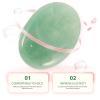 TOVINANNA Natural Scraping Plate Himalayan Salt Massage Stones Set of 2 for Stress Worry view 3