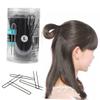 MAGICLULU 100pcs u Shaped Hair Corrugated Hair Clips for Women for Buns Updo Hairstyles Black Bobby for Styling Daily Use for Parties and Salon Professionals view 1