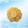 HAKIDZEL 20pcs Skin-friendly Makeup Remover Pads Compressed Cellulose Sponge Cotton Rounds for Gentle Face Cleansing Exfoliating Oil Control Skin Tone Color view 2