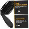 HAKIDZEL 4pcs Men's Facial Hair Brush Detangling Soft Bristle Barber Grooming Tool view 4