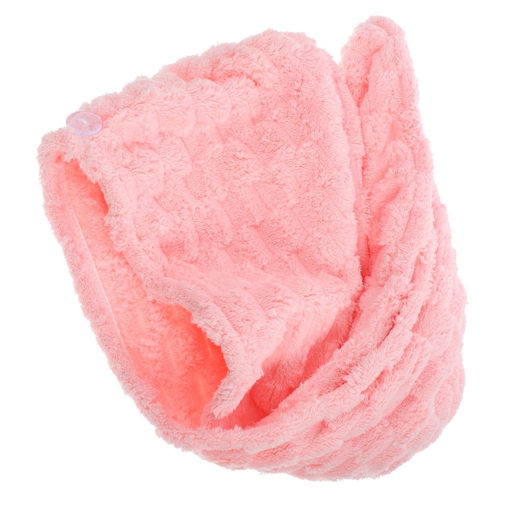 Beavorty Fast Drying Hair Towel Hat Thickened Coral Fleece Head Wrap for Women Absorbent Hair Turban Travel-Friendly Quick-