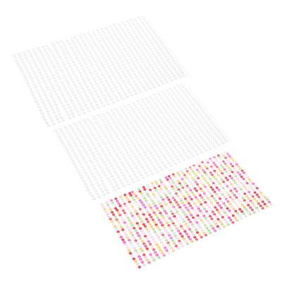 Healeved 3sheets Face Jewels Pearl Stickers for Eyes Makeup Pearl Applique Sticky Gems Elegance for Bars Parties Gatherings
