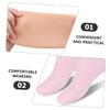 Healeved 3pairs Moisturizing Foot Socks for Dry Cracked Skin Reusable Overnight Lotion Socks for Intensive Hydration Skin Tone Pink and Foot Care view 2