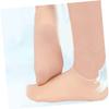 Healeved 3pairs Moisturizing Foot Socks for Dry Cracked Skin Reusable Overnight Lotion Socks for Intensive Hydration Skin Tone Pink and Foot Care view 3