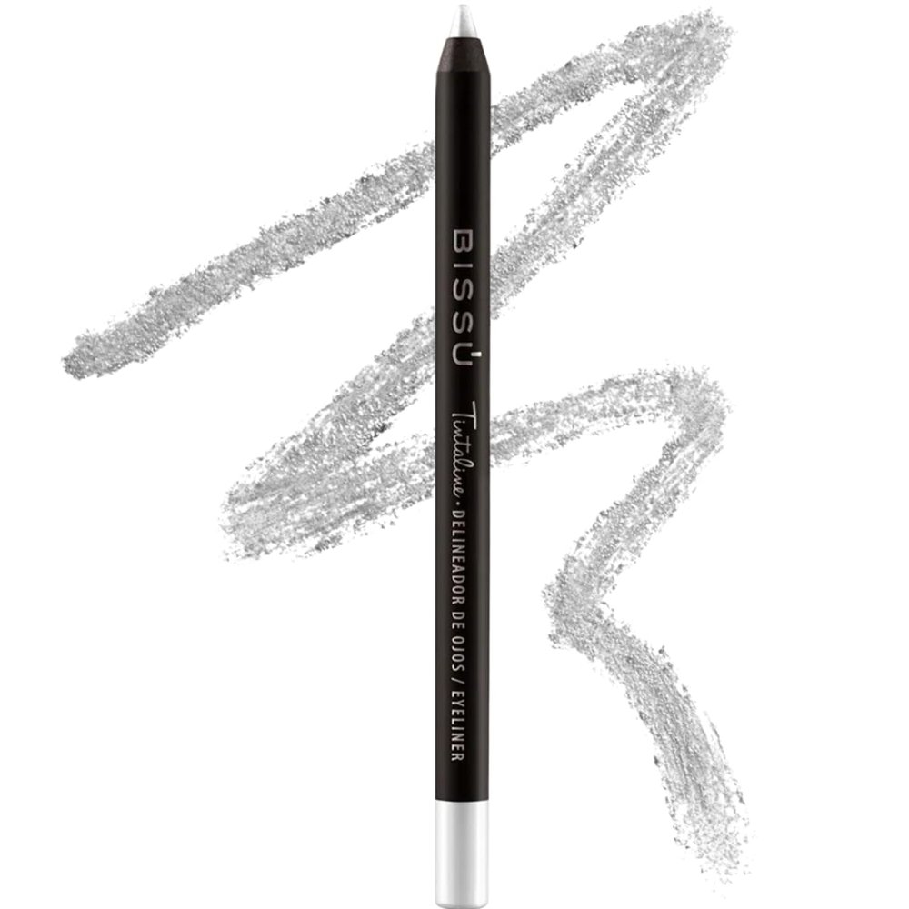 Biss Tintaline Eyeliner - 25 Vivid Colors, High-Coverage, Long-Lasting & Smudge-Proof (Snow)