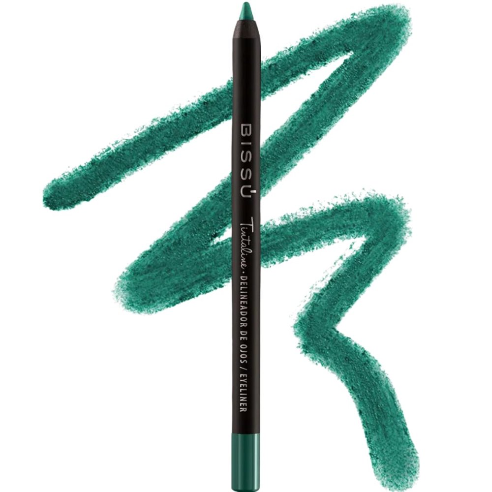 Biss Tintaline Eyeliner - 25 Vivid Colors, High-Coverage, Long-Lasting & Smudge-Proof (Green)